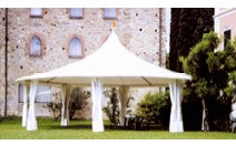 Pagoda Tent rental in Milan Italy